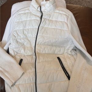 Lou & Grey Off-White Puffer Jacket